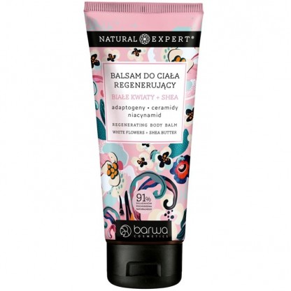Balsam corp regenerant cu flori albe si unt de shea 200ml Barwa Cosmetics