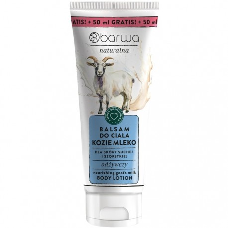 Balsam de corp hranitor cu lapte de capra 250ml Barwa Cosmetics