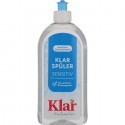 Solutie pentru clatire vase, fara parfum 500ml Klar Eco Sensitive