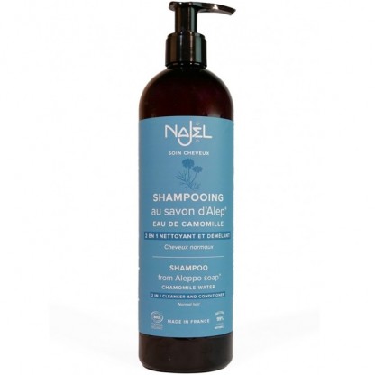 Sampon si balsam bio cu sapun de Alep pentru par normal 500ml Najel