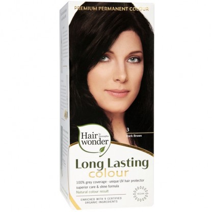 Vopsea de par Long Lasting Colour Dark Brown 3 Hairwonder
