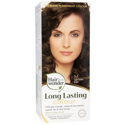Vopsea de par Long Lasting Colour Golden Brown 5.3 Hairwonder