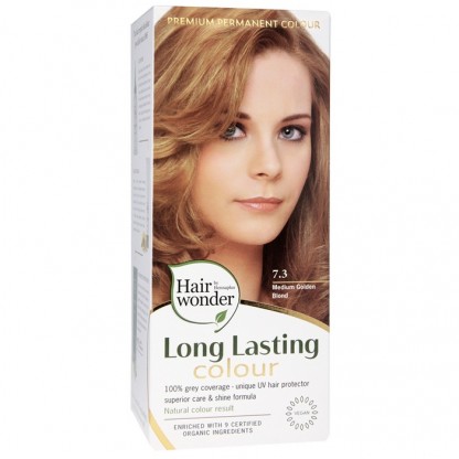 Vopsea de par Long Lasting Colour High Medium Golden Blond 7.3 Hairwonder