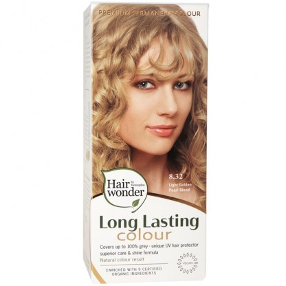 Vopsea de par Long Lasting Colour 8.32 Light Golden Pearl Blond Hairwonder