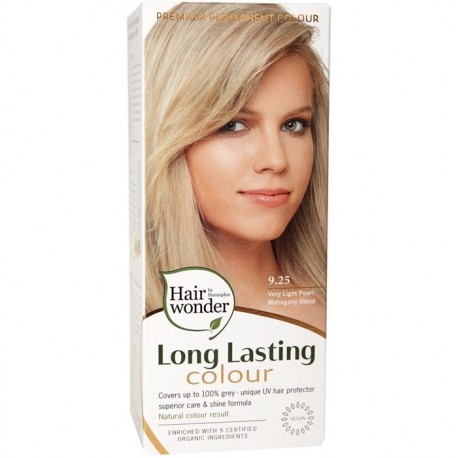 Vopsea de par Long Lasting Colour 9.25 Very Light Pearl Mahogany Blond Hairwonder