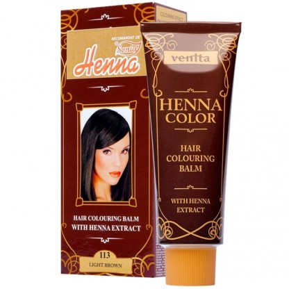Balsam colorant Henna Sonia Nr 113 Saten deschis 75g Kian Cosmetics