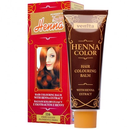 Balsam colorant Henna Sonia Nr 116 Rosu intens 75g