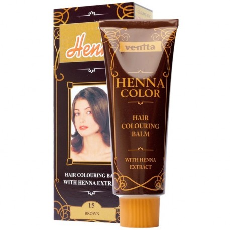 Balsam colorant Henna Sonia Nr 15 Saten inchis 75g Kian Cosmetics