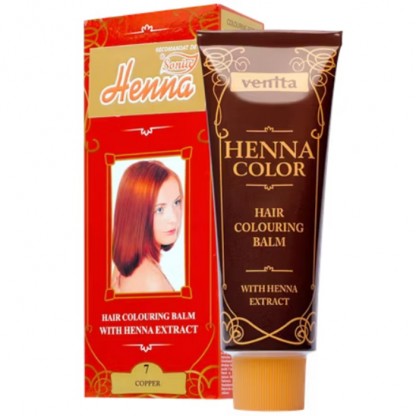 Balsam colorant Henna Sonia Nr 7 Cupru 75g Kian Cosmetics