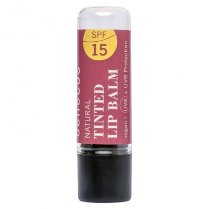 Balsam de buze natural nuantator Berry Bliss cu FPS15 Benecos 4.7g