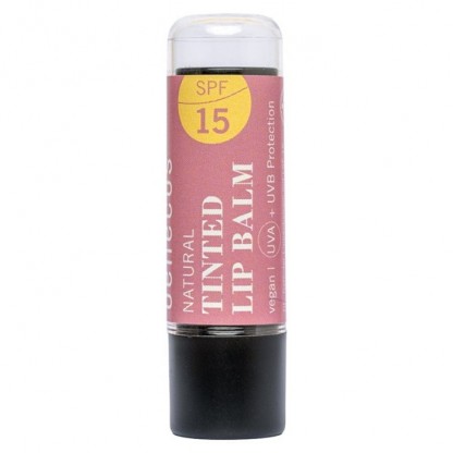 Balsam de buze natural nuantator Soft Bloom cu FPS15 Benecos 4.7g
