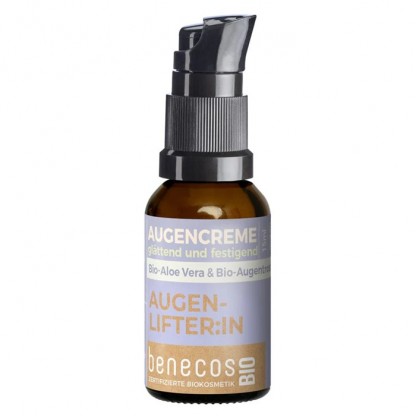 Crema de ochi cu aloe vera si albastrele bio 15ml Benecos