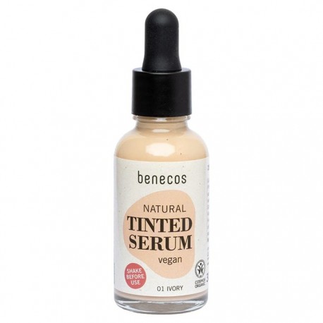 Ser bio nuantator pentru uniformizarea tenului si luminozitate, ten deschis Ivory 01 Benecos 30ml