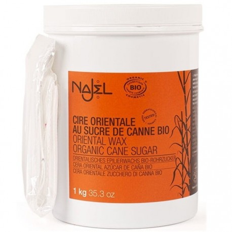 Ceara orientala cu zahar din trestie bio, piele sensibila 1Kg Najel