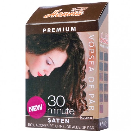 Vopsea de par cu henna premium Saten 60g Henna Sonia