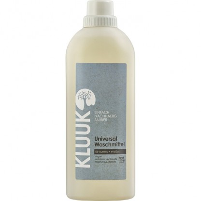 Detergent lichid universal pentru haine colorate si albe 1L Kluuk