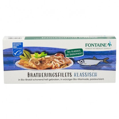 File de hering prajit in marinada condimentata 325g Fontaine