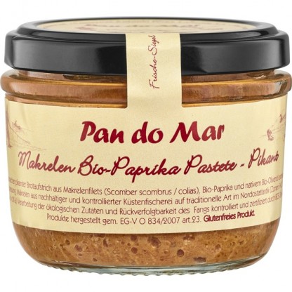 Pasta picanta de macrou cu boia bio, fara gluten 125g Pan do Mar
