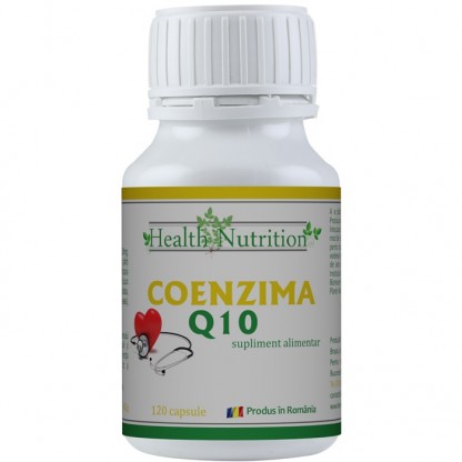 Coenzima Q10, sanatatea inimii si a ficatului 120 capsule Health Nutrition