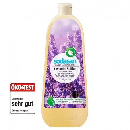 Sapun lichid cu lavanda si masline 1 litru Sodasan