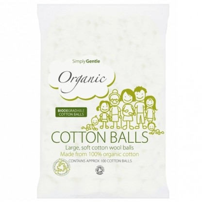 Bile de vata din bumbac organic 100 bucati Macdonald & Taylor