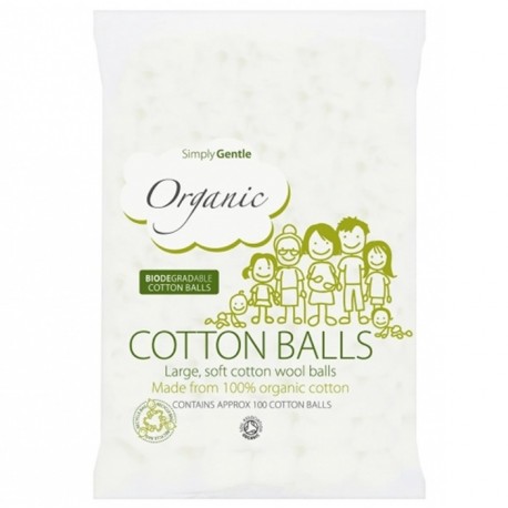 Bile de vata din bumbac organic 100 bucati Macdonald & Taylor
