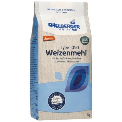 Faina neagra de grau TIP 1050 bio, Demeter 1kg Spielberger