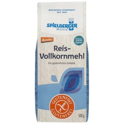 Faina integrala de orez bio Demeter 500g Spielberger