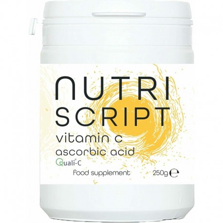 Vitamina C pura, sub forma de acid ascorbic, non-China 250g Nutriscript