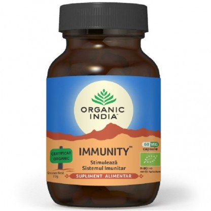 Immunity, sprijin imunitate puternica 60 caps Organic India