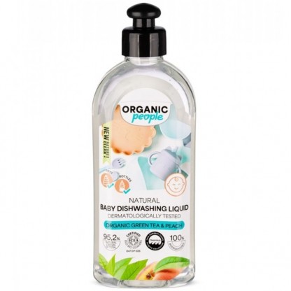 Detergent vase pt bebelusi cu ceai verde 350ml Organic People