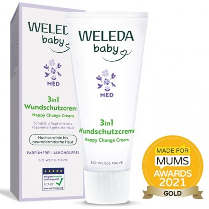 Crema de scutec cu nalba alba, piele hipersensibila 50ml Weleda
