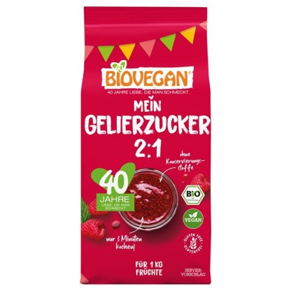 Zahar gelifiant 2:1 bio, fara gluten 500g Biovegan