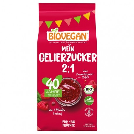 Zahar gelifiant 2:1 bio, fara gluten 500g Biovegan