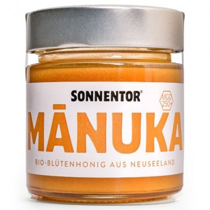 Miere de Manuka bio MGO 250+ Noua Zeelanda 250g Sonnentor