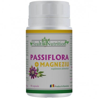 Passiflora cu Magneziu 90 capsule Health Nutrition