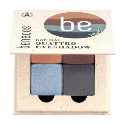 Fard de pleoape Natural Eyeshadow Quattro True Blue 8g Benecos