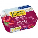 Sardine in ulei bio de masline extravirgin cu ardei 135g Phare