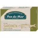 Sardine mici in ulei bio de masline extravirgin 120g Pan do Mar