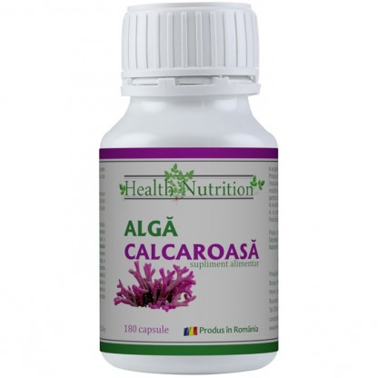 Alga calcaroasa 180 capsule Health Nutrition