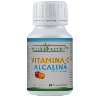 Vitamina C alcalina 120 capsule Health Nutrition