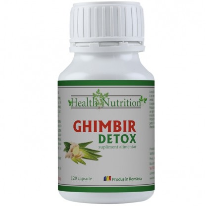 Ghimbir detox, arderea grasimilor 120 caps Health Nutrition