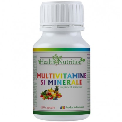 Multivitamine si minerale 120 capsule Health Nutrition