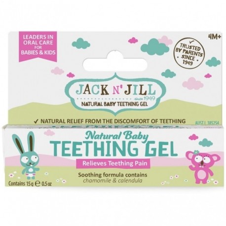 Gel calmant natural pt eruptii dentare bebelusi 15g Jack n' Jill 
