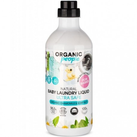 Detergent lichid de rufe eco baby Ultra Safe 1L Organic People