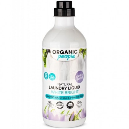 Detergent lichid pentru rufe albe White Brigh 1L Organic People