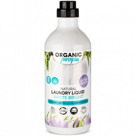 Detergent lichid pentru rufe albe White Brigh 1L Organic People