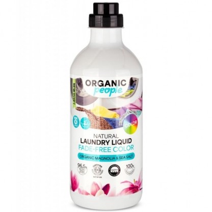 Detergent lichid de rufe colorate Fade Free Color 1L Organic People