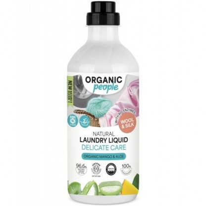 Detergent lichid de rufe pentru rufe delicate 1L Organic People