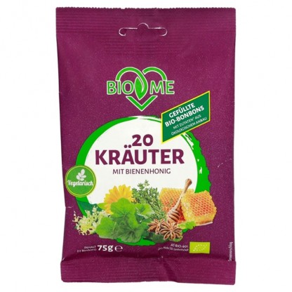 Bomboane cu plante si miere bio 75g Bio Loves Me